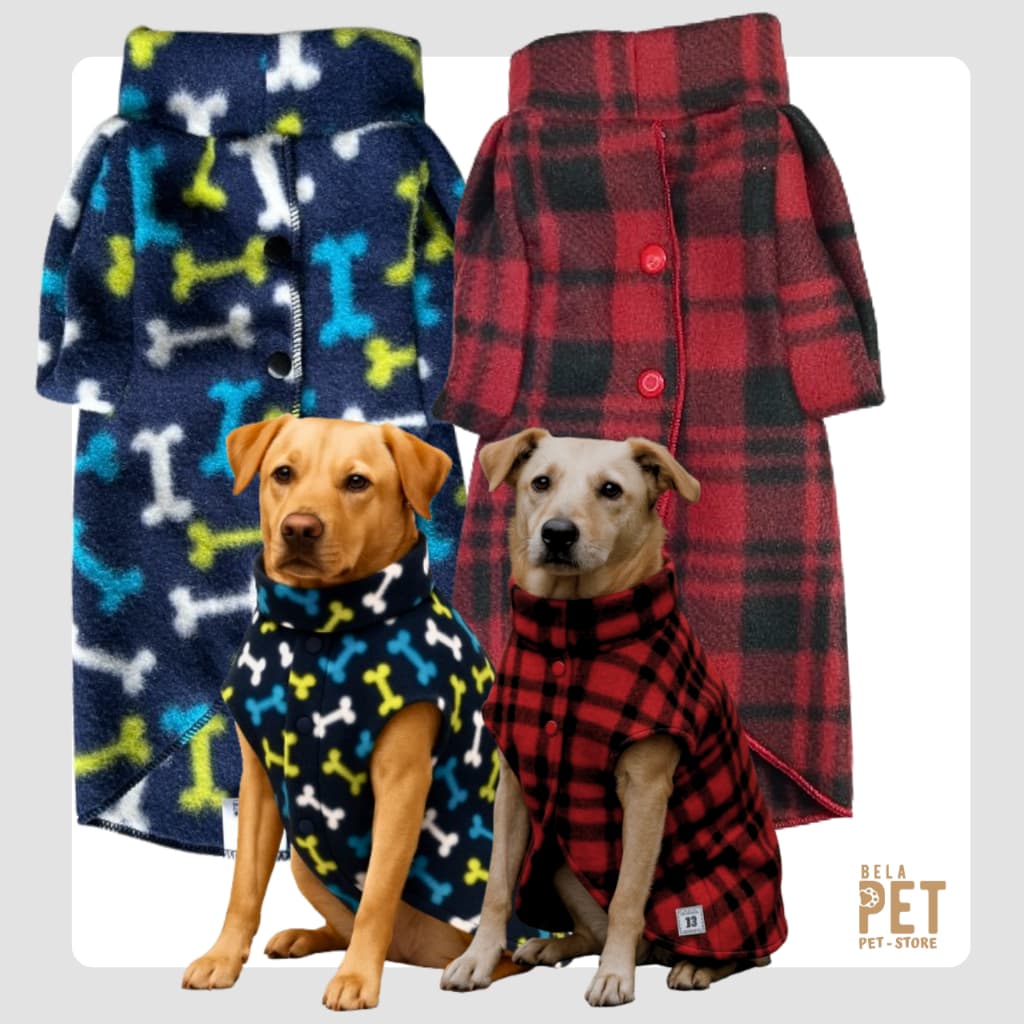 Roupa para Cachorro Varias Cores Capinha Tecido Soft - Capa de Inverno para Cachorro e Gato - Anúncio 2