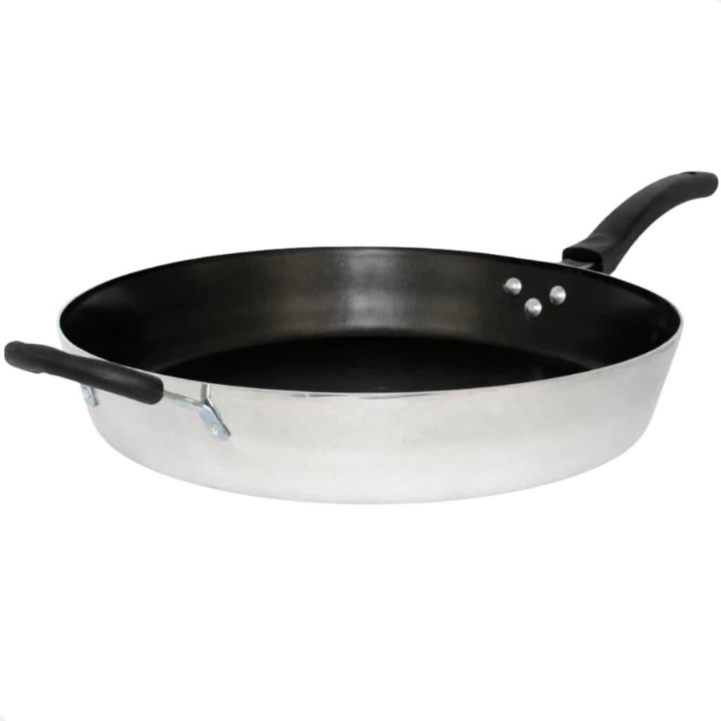 Frigideira Grande Antiaderente 32cm Alumínio Teflon 4 Litros Profissional Cabo Baquelite