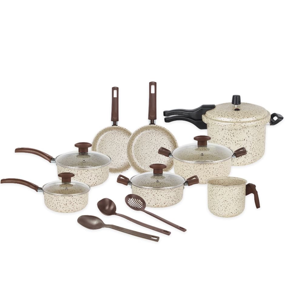 Jogo de Panelas 11 peças com Panela de Pressão 4.5L