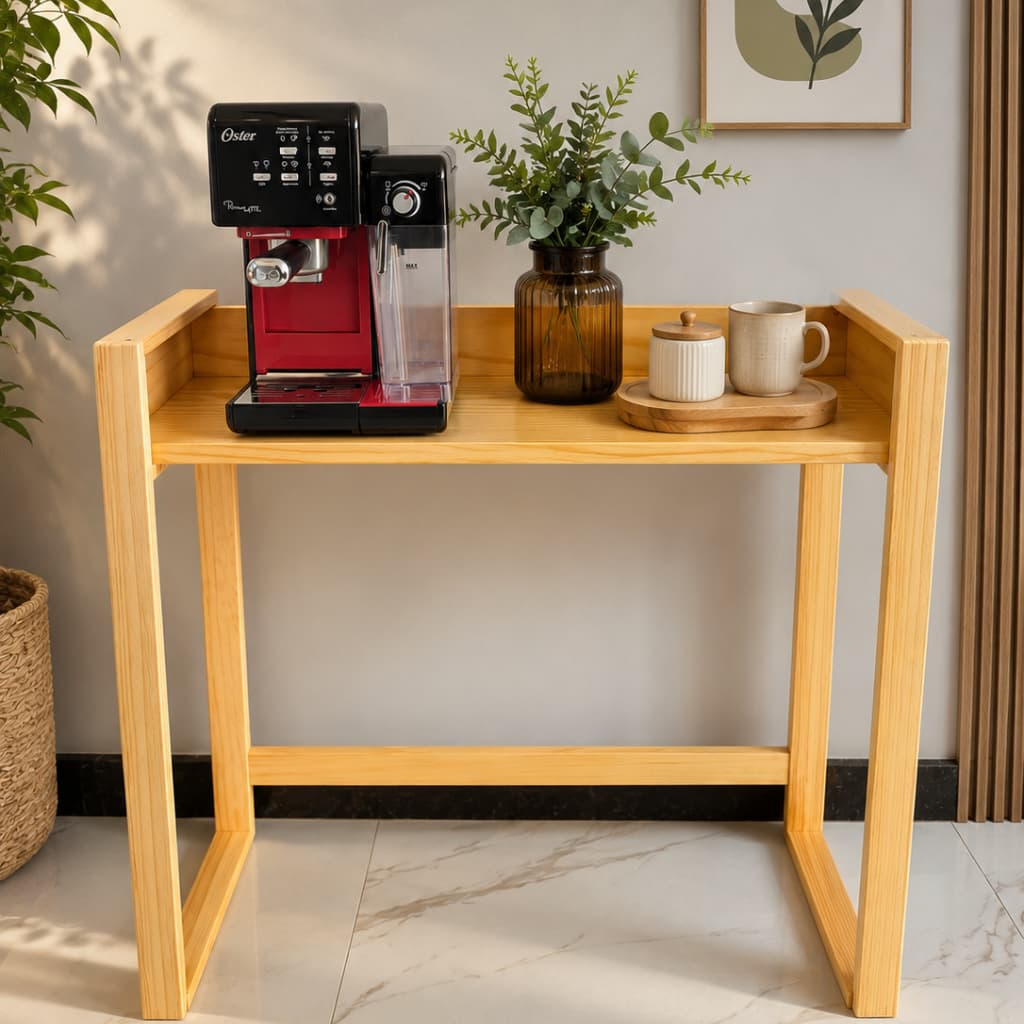 Buffet Aparador Classic Multiuso Para Sala de Estar Pés em Madeira Cantinho do Café