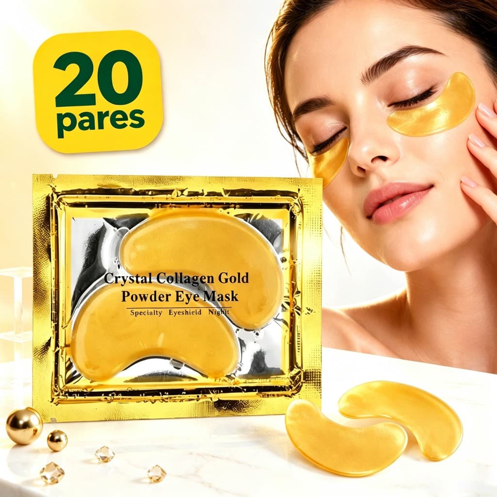 Kit 5/10/15/20 Pares Máscaras Pad Trata Olheiras Colágeno Antirrugas Gel Pads Skin Care Tratamento Olhos