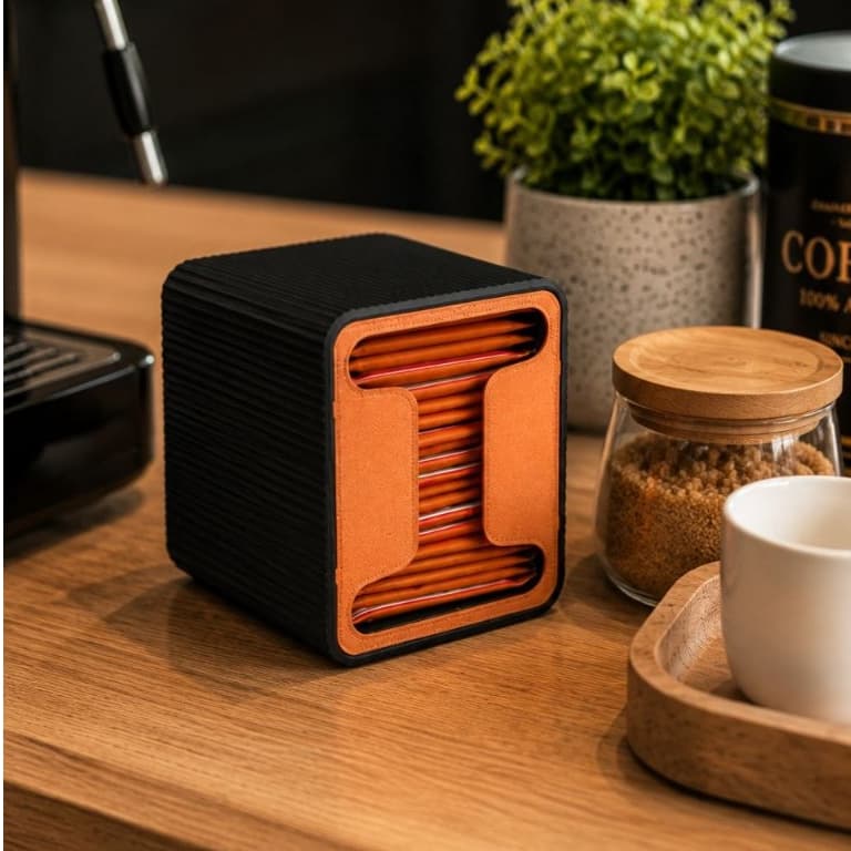 Dispenser de Chá Porta Sachês - Organizador Cantinho do Café