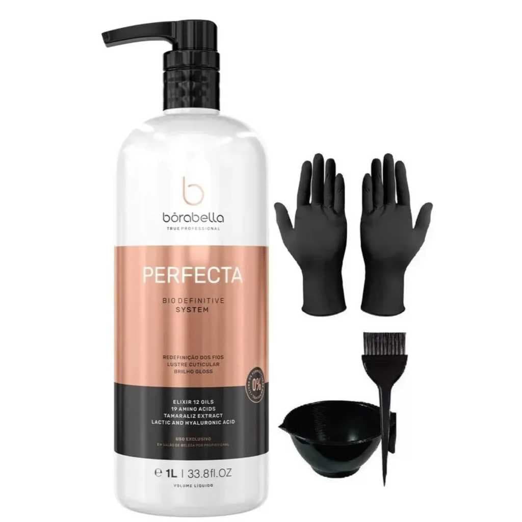 Borabella Perfecta Antifrizz Bio Definitive 1L + Kit Aplicação