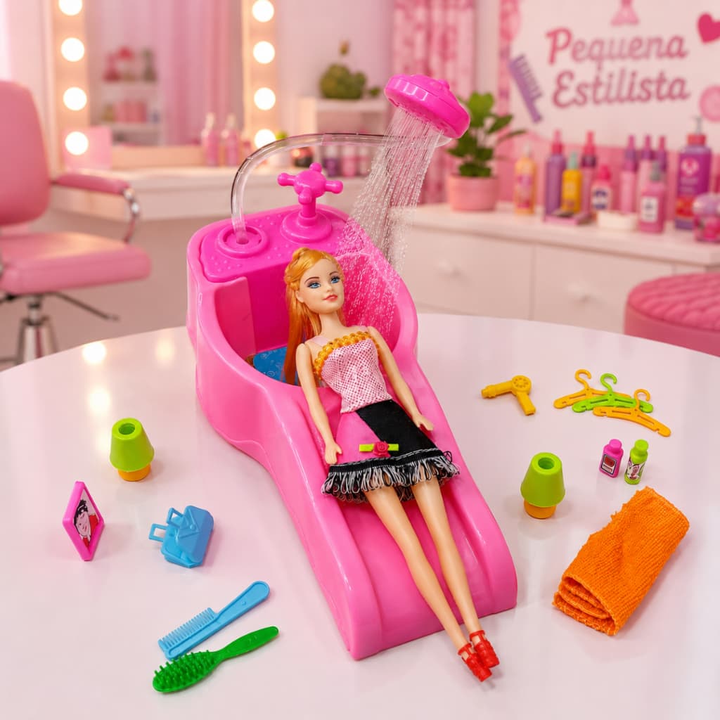 Lavatório Fashion com Boneca 287 Lua de Cristal