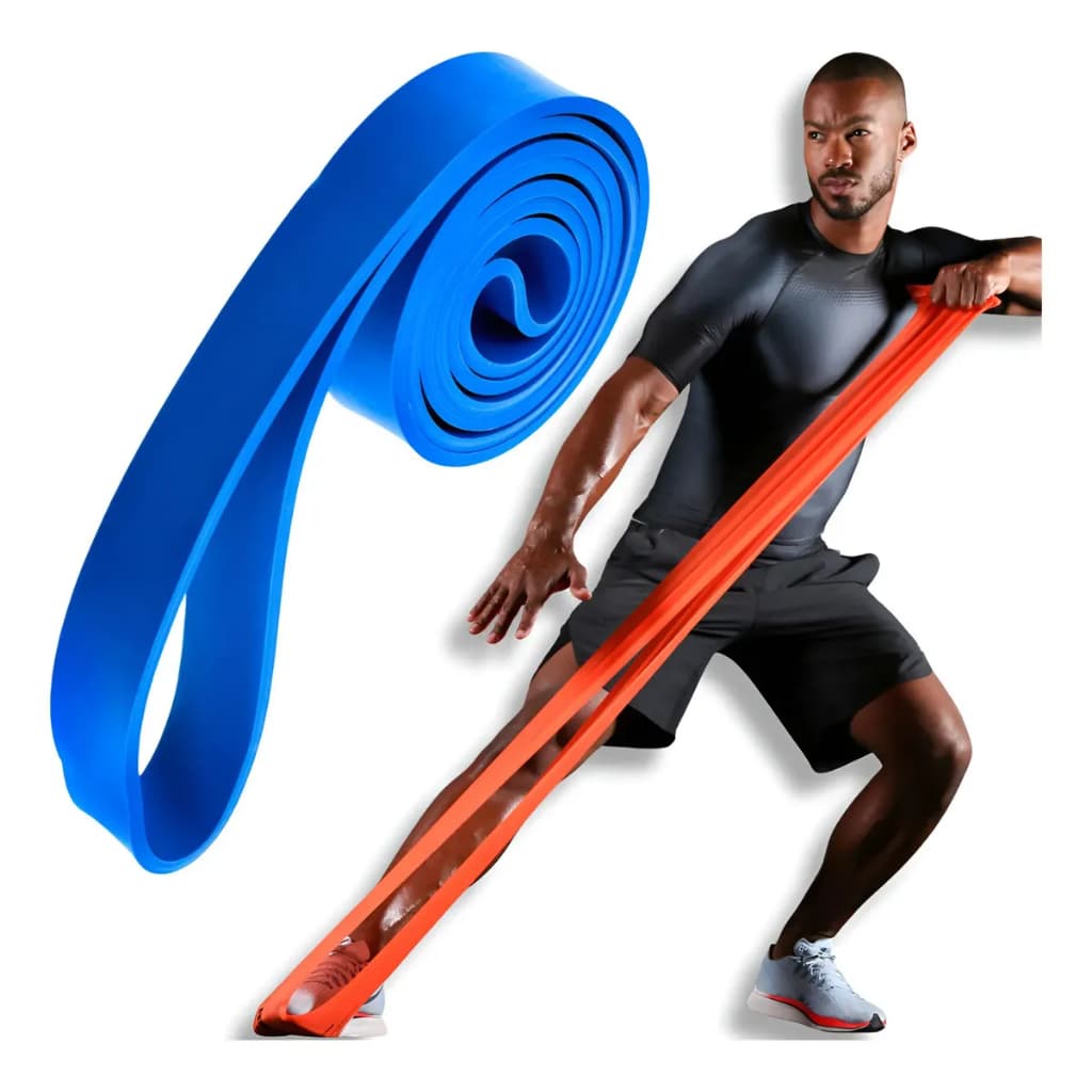 Super Band Elastico Medio Extensor Exercicios Fisioterapia Treino Funcional 13mm 208cm