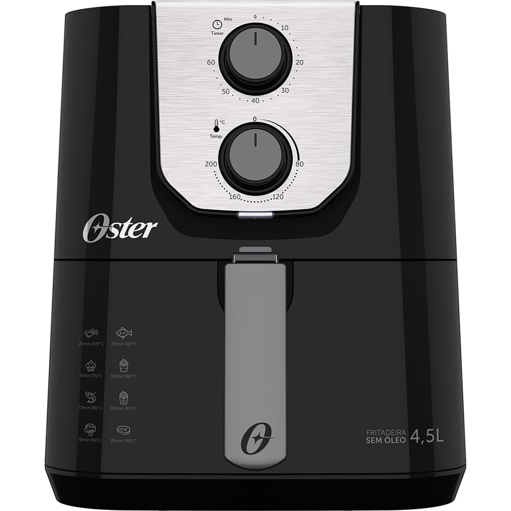 Air Fryer Oster OFRT510 4,5L Cesto Quadrado 1500W