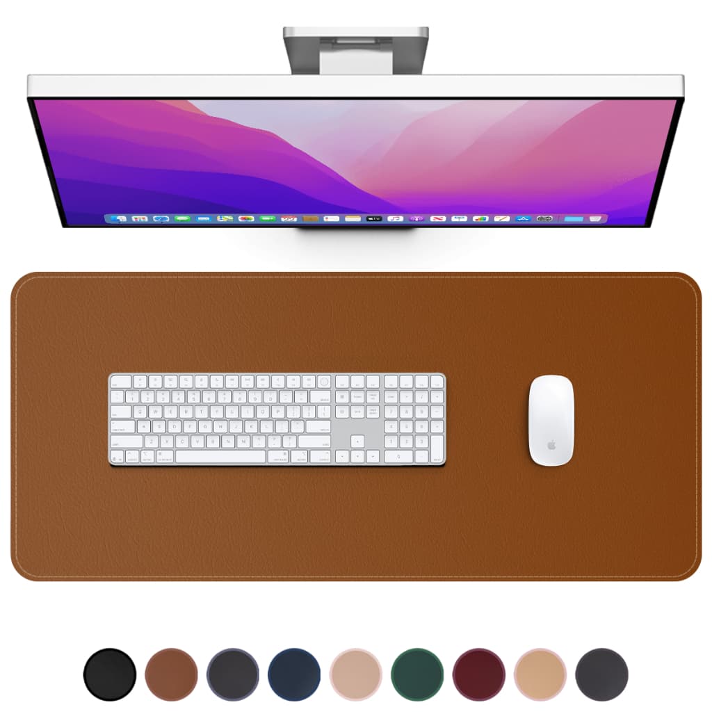 MousePad Couro 70x30cm Grande Resistente Reforçada Qualidade