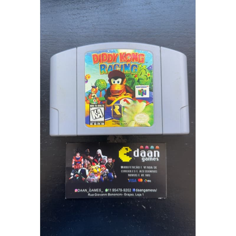 Jogo 64 - Diddy Kong Racing - Nintendo