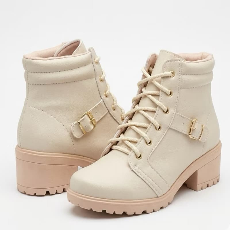 Bota Virginia feminina Coturno Feminino botinha inverno 2026