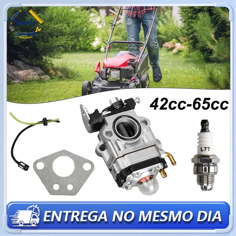 Carburador Roçadeira Gasolina 43cc 52cc 63cc Compatível Com Muitos Modelos Cortador