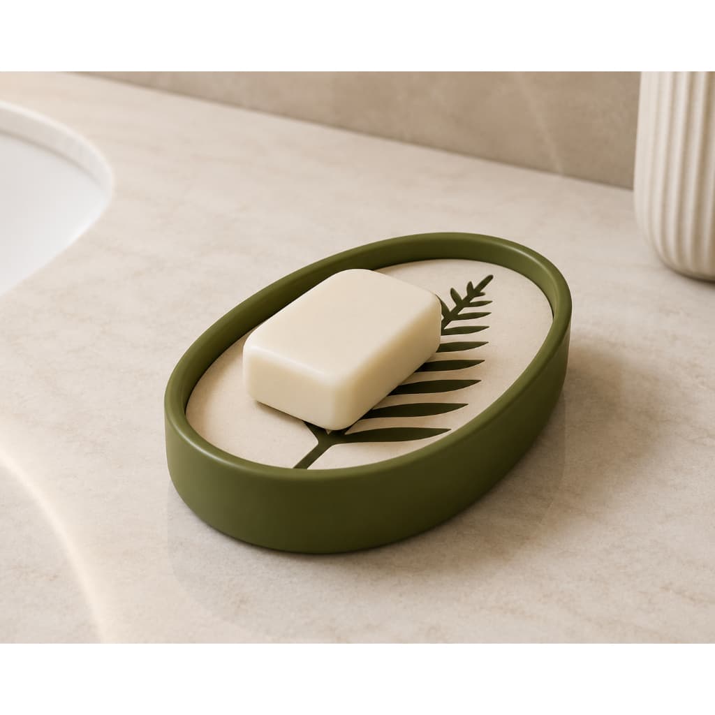 Kit Banheiro Luxo Saboneteira Drenante com 2 Suportes para Toalha Porta Toalha de Rosto Premium