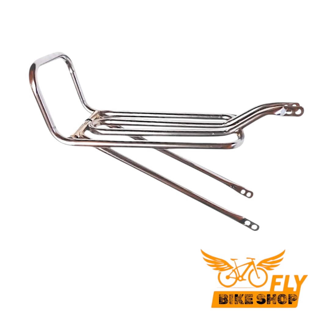 BAGAGEIRO GARUPA RABETÃO ALTO TUBULAR FLY BIKE SHOP ARO 20 AO 26 AÇO REFORÇADO DNZ BICICLETA