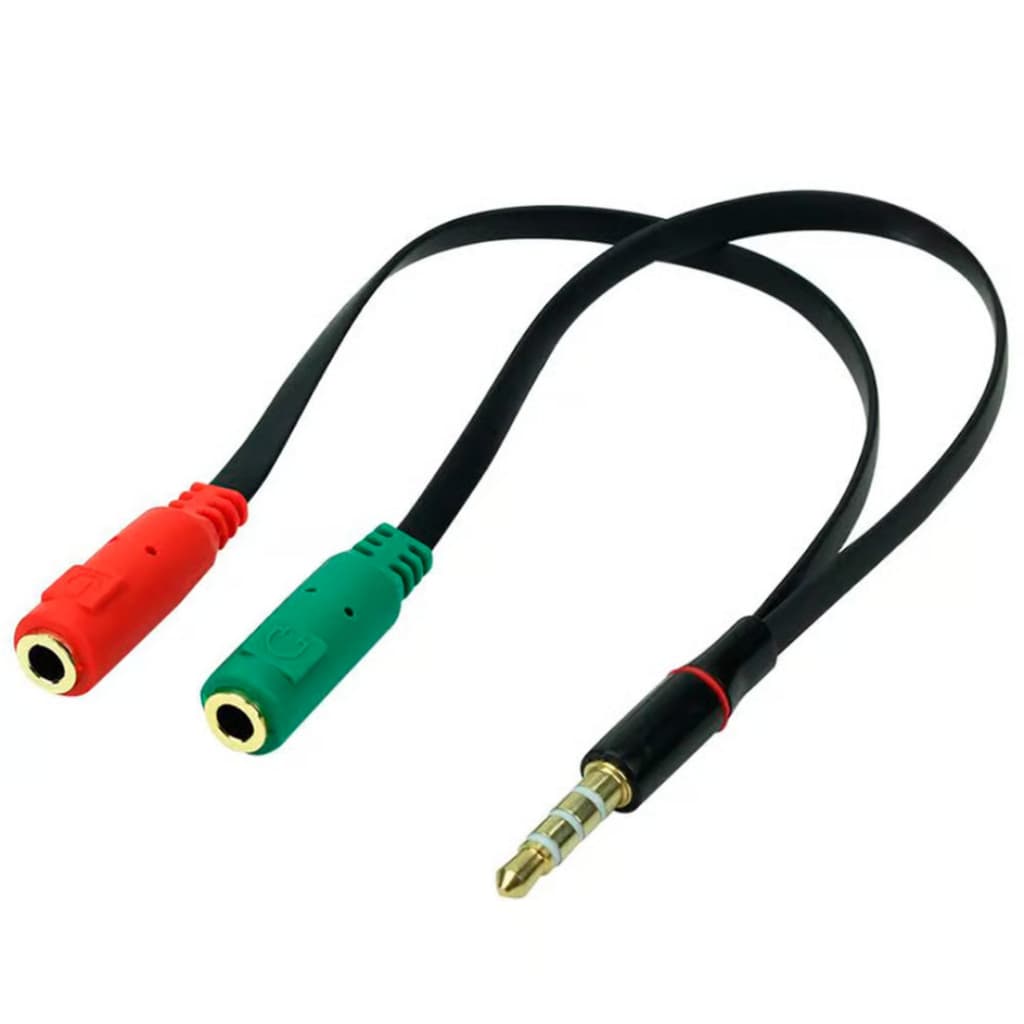 Cabo Adaptador P3 (p2 ) P/ Fone E Microfone Headset