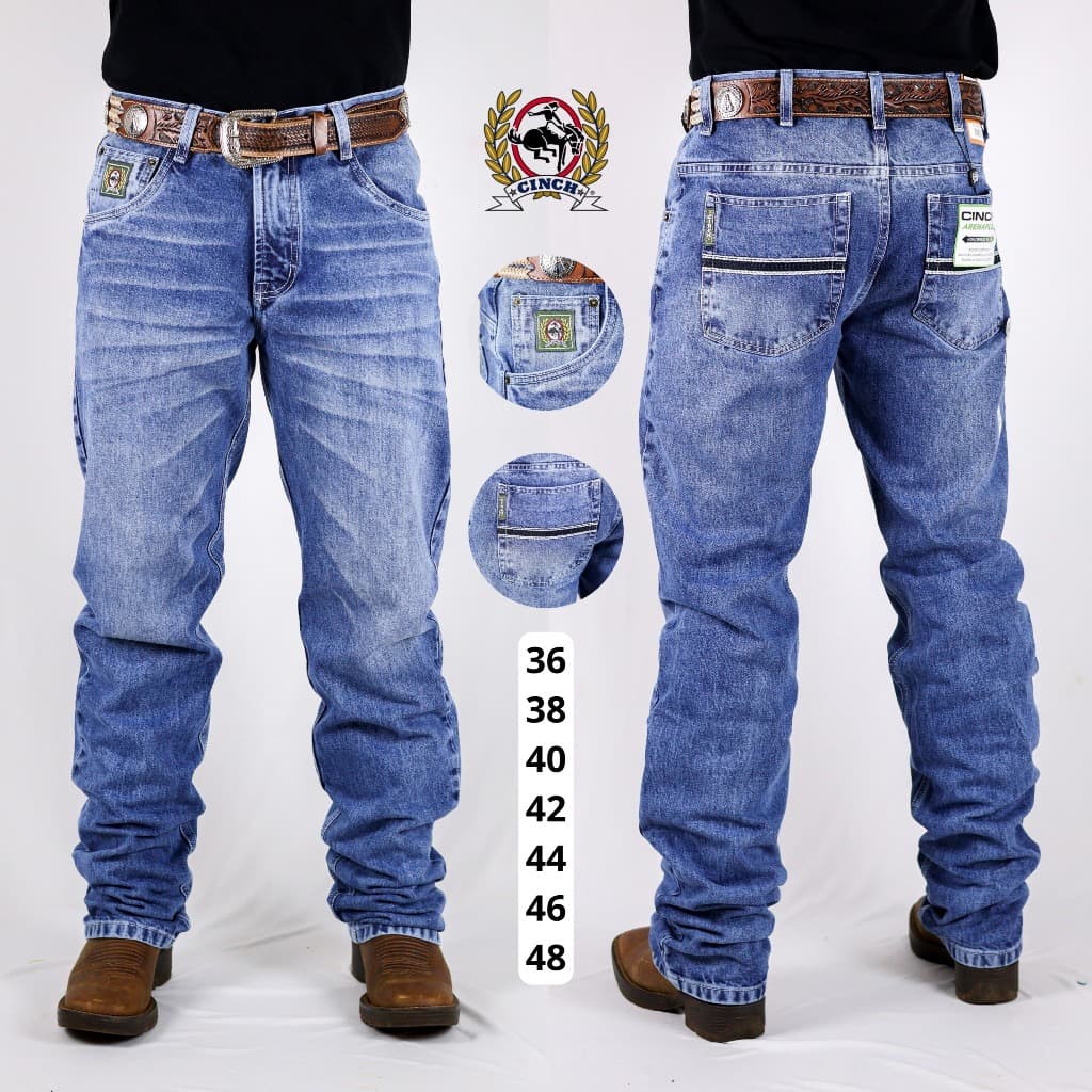 Calça Jeans Masculina Cinchh M7| Straight Fit | Country | 38 ao 48