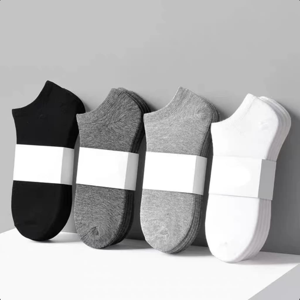 Kit 12/24 Pares Meia Soquete Cano Curto Unissex Masculina Feminina Respirável Confortável Premium