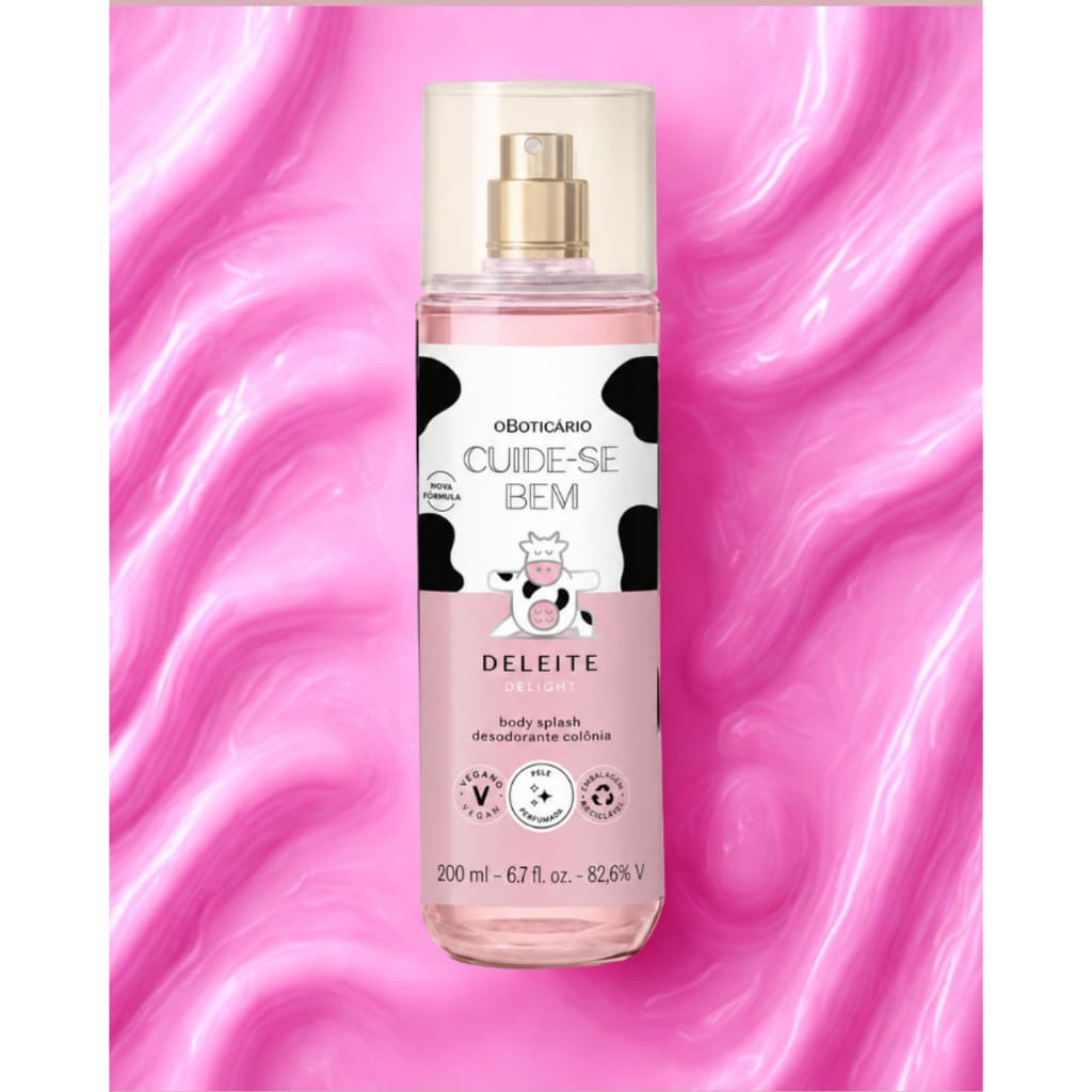 Body Splash Cuide-se Bem Deleite 200ml – Fragrância Feminina