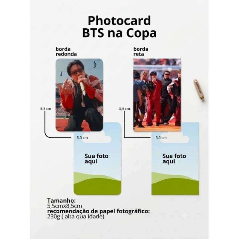 Photocard personalizado kpop Idol BTS Fanmad | Photocards Army