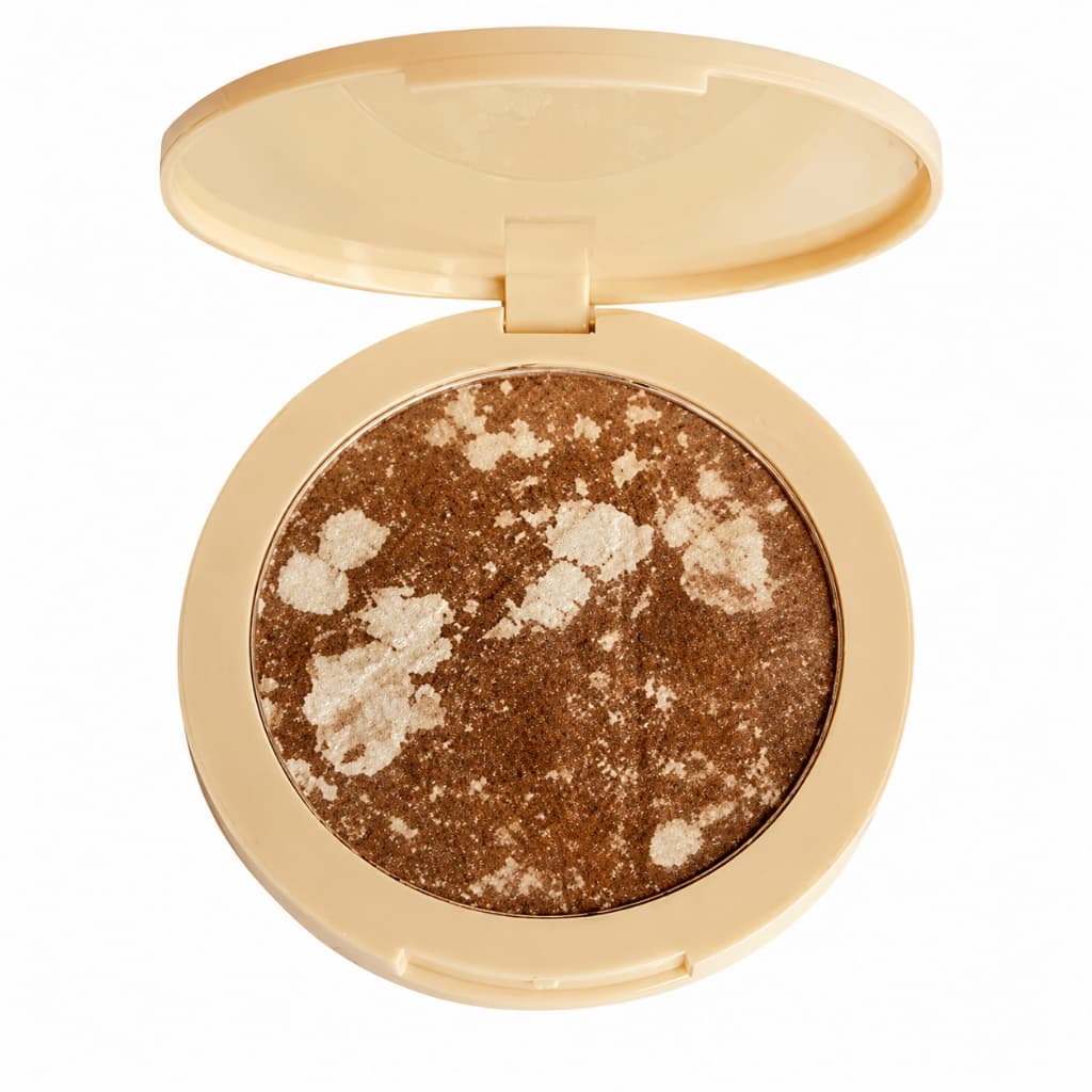 ✨ Iluminador e Bronzer Marmorizado Ruby Rose Glass – Glow Perfeito