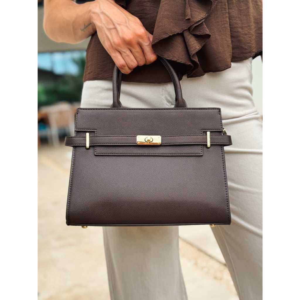 👜 Bolsa Feminina de Mão e Transversal Elegante - Premium Texturizada