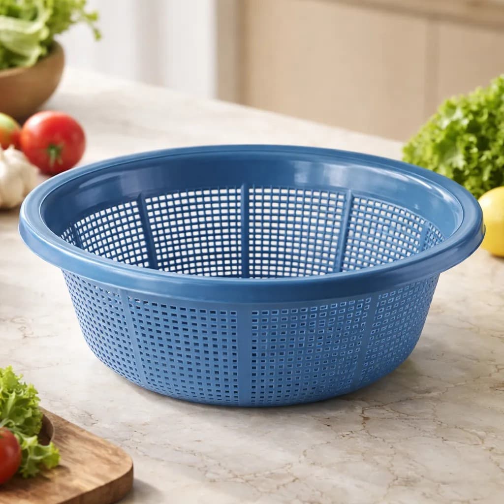 Kit 4 Escorredores de Arroz Multiuso Plástico Resistente Cores Variadas