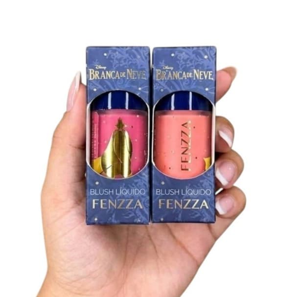 Kit com 2 Blush Líquido Rainha Má Fenzza Disney Alta Pigmentação