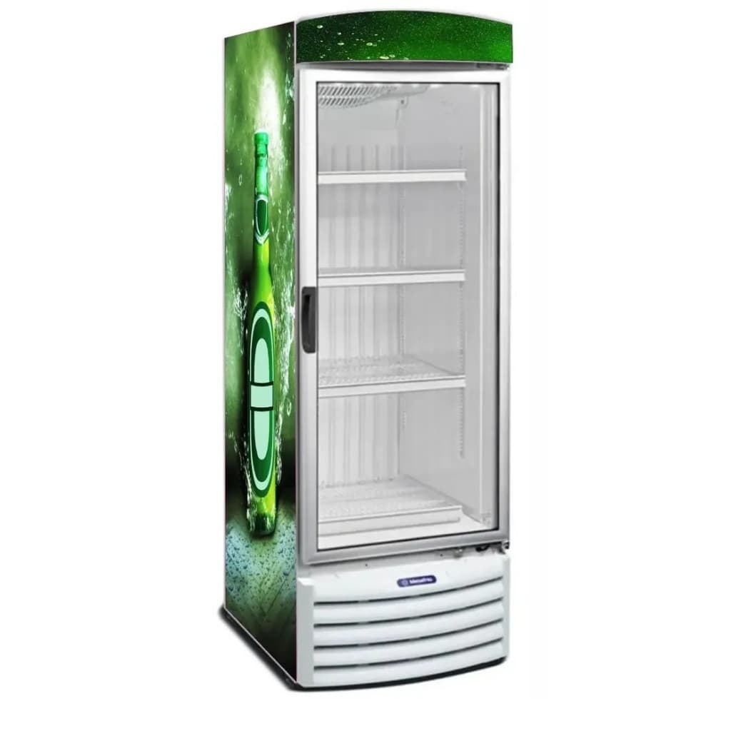 Adesivo de Envelopamento Geladeira 74x210cm Expositora Cervejeira Bebidas Cerveja Beer Verde
