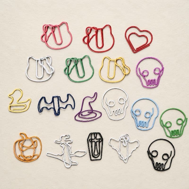 Kit Clipes de papel clips temático halloween fantasma personalizado