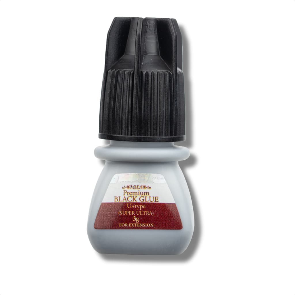 Cola para Extensão de Cílios Elite Super Ultra 3ml Preta Secagem 5 a 8s Uso Profissional