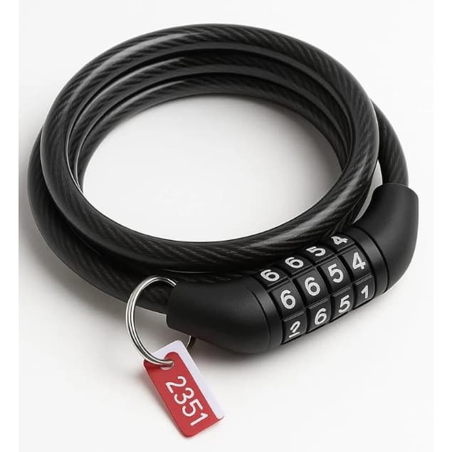 Cadeado Trava De Segurança Bike Moto com Senha LK-BL06