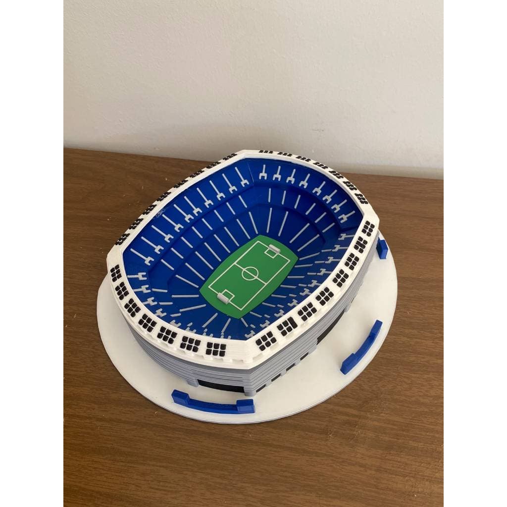 Maquete MetLife Stadium 24cm | Miniatura rica em detalhes, decoração premium, presente para fãs e colecionadores