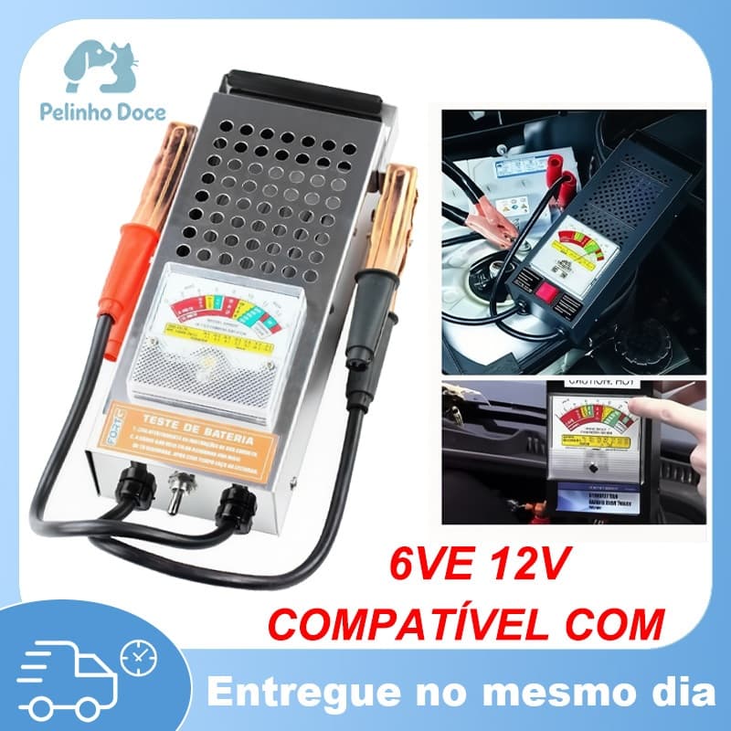 Testador De Bateria Multifuncional  6V a 12V para Reparo de Automóveis