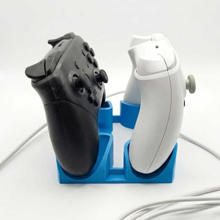 Suporte Controle Video Game Duplo