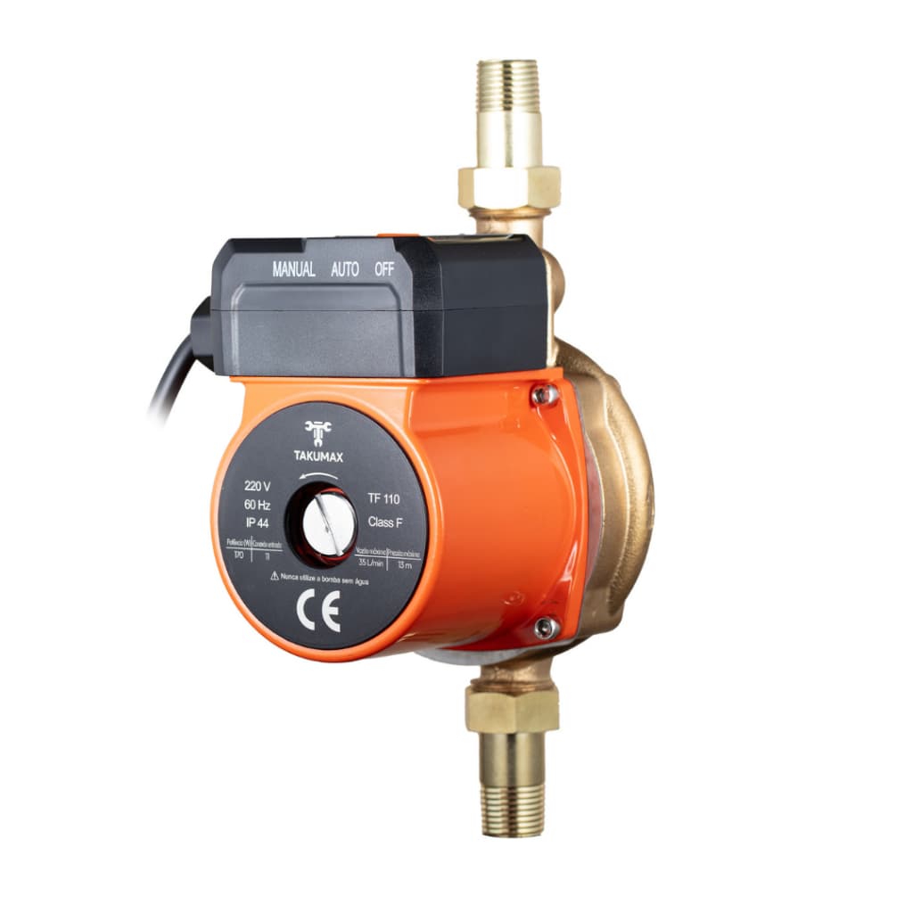 Bomba Pressurizadora Água Takumax Automática 120W 127V ou 170W 220V Chuveiro Torneira Caixa Dágua Silenciosa