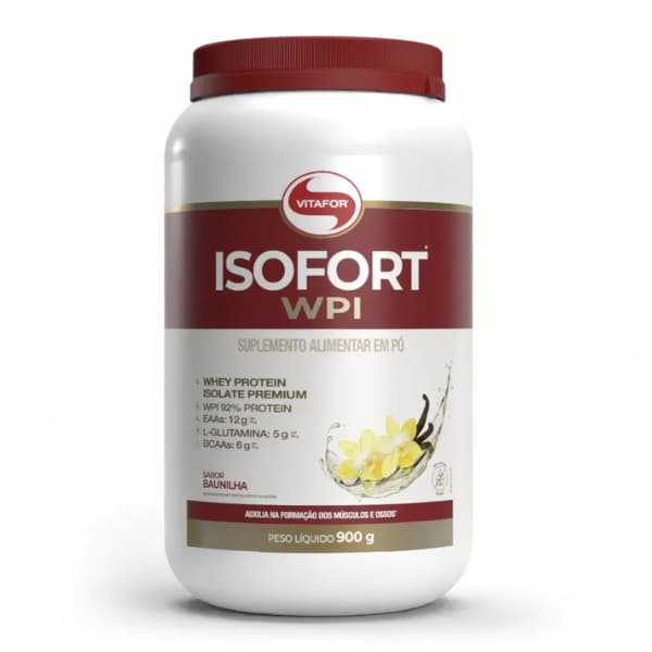 Isofort Baunilha Pote 900G - Vitafor
