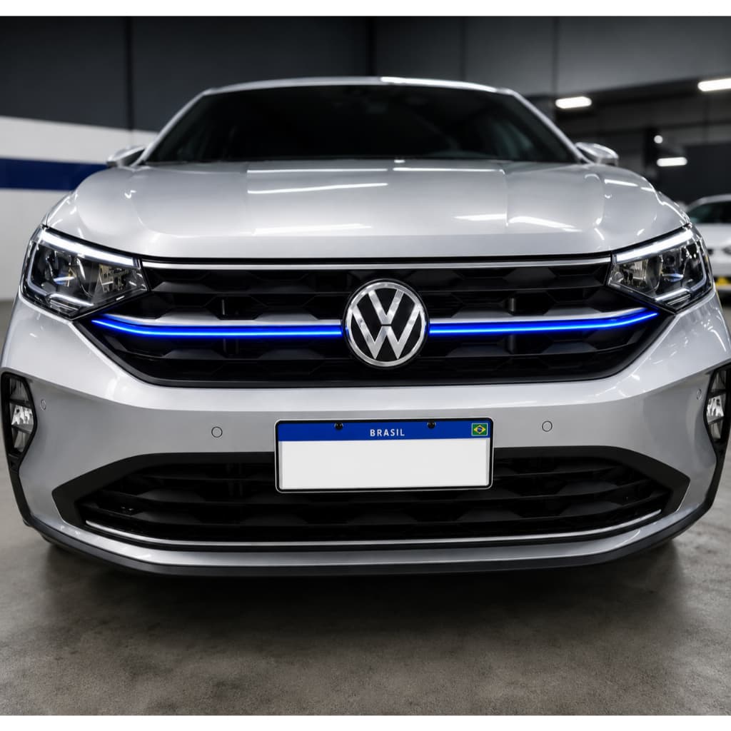 Nivus Friso Aplique Azul Grade Sport Vw