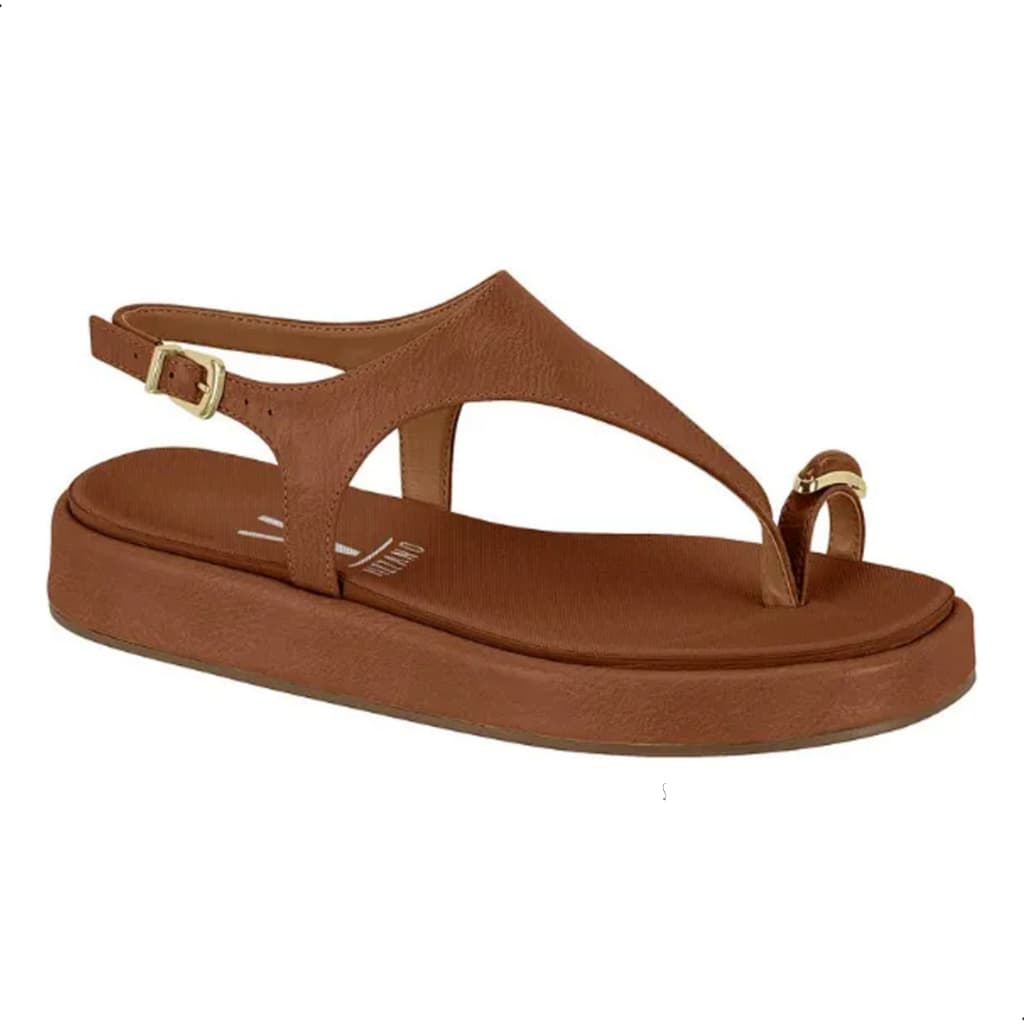 Papete Feminino Vizzano Flatform Conforto Dedo Ring Toe Leve Verão Ultra Conforto Tamanco Dia a Dia