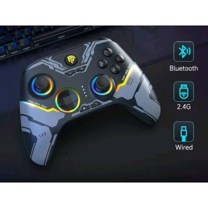Controle sem fio EasySMX X15 Bluetooth compatível com PC/Switch/Celular/TV/Steam,