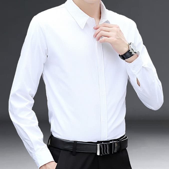 Camisa Social Masculina Manga longa Slim Fit / Camisa CASUAL para todos os eventos, Casamento, Festa, Batismo, Graduação