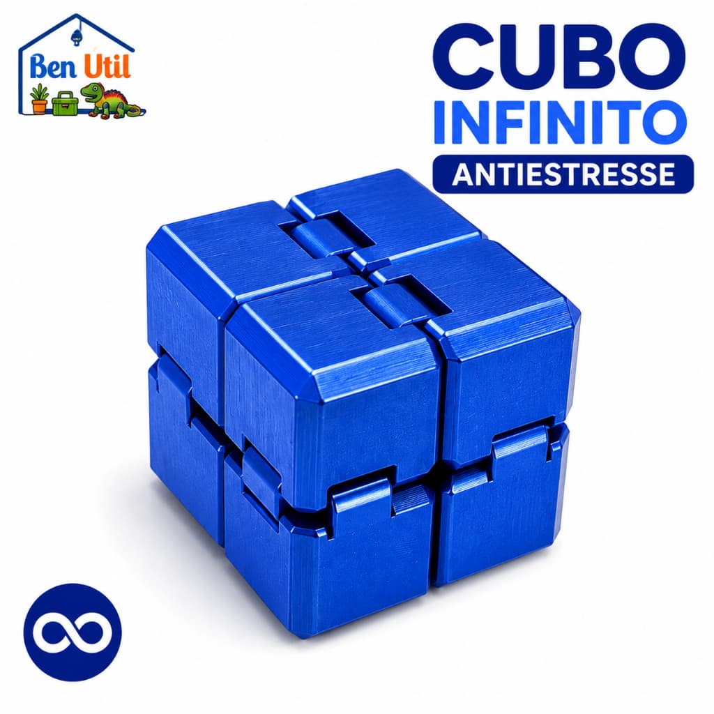 Cubo Infinito Sensorial Fidget Toy Antiestresse Brinquedo Sensorial Relaxamento Ansiedade Foco Concentração
