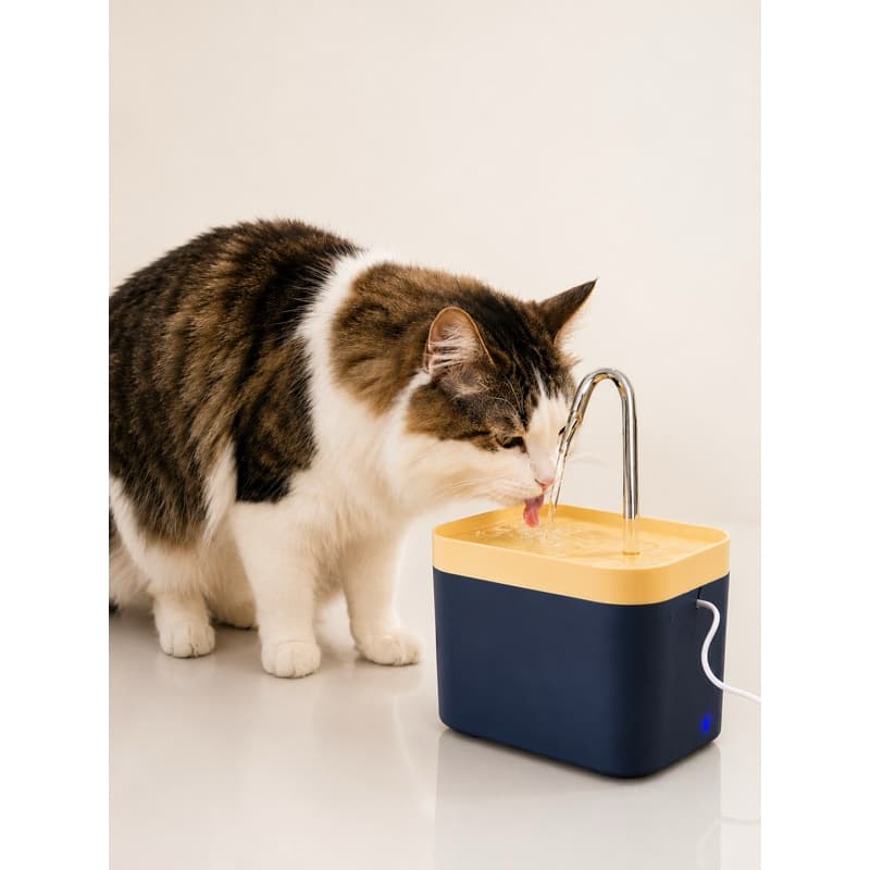Bebedouro Automático para Gatos e Cães Fonte de Água USB 1,5L com Filtro Ultra Silencioso