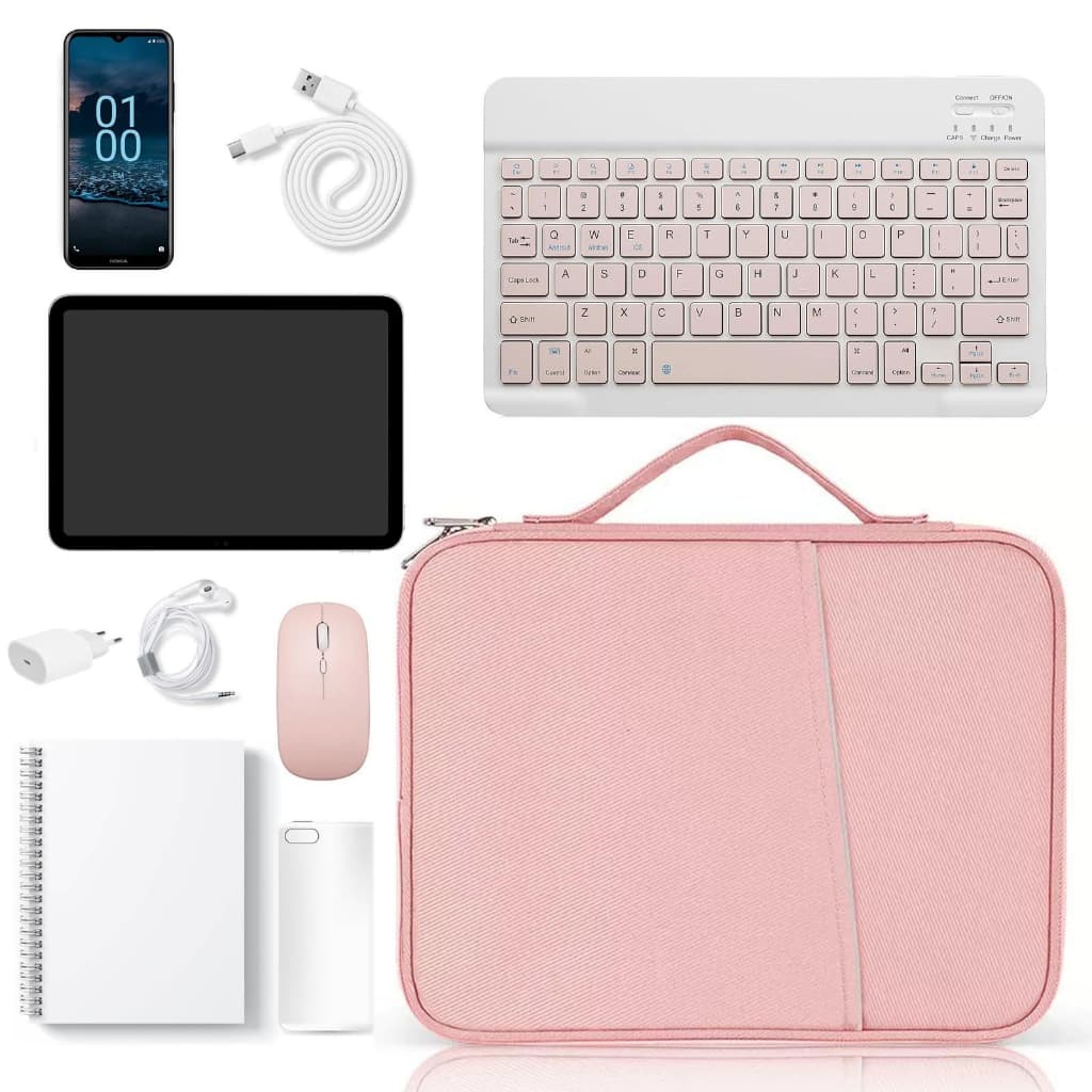 Bolsa para Tablet Impermeavel iPad 11/13 Polegadas Bolsa de Mao para Tablet Múltiplas Camadas e Almofadadas Estojo