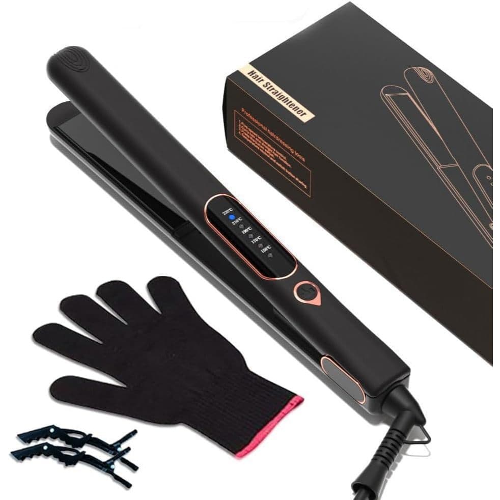 Chapinha Prancha Cerâmica Alta Performance 5 Temperaturas Bivolt 110-240V Cabo 360 Antiescaldente Auto Desligamento