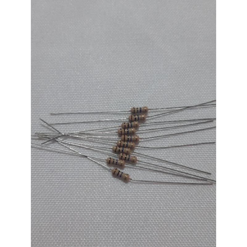 Resistor 10M 1/4W CR25 tolerância 1% kit com 10 peças