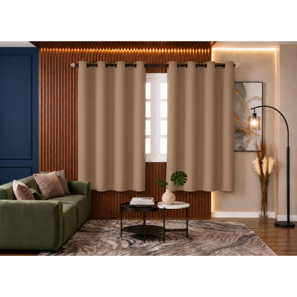Cortina de Janela Corta 100 % a Luz Blackout/Blecaute 2,80 x 1,60