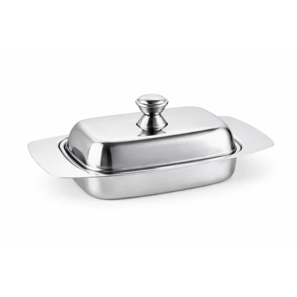 Manteigueira Com Tampa Inox Francesa Luxo Super Resistente