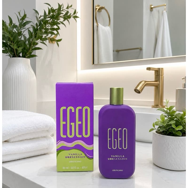 Egeo Vanilla UbeSession  Unissex 90ml O Boticário 1 Unidade Lançamento