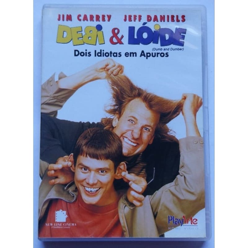 DVD Debi & Lóide Dois Idiotas em Apuros Jim Carrey