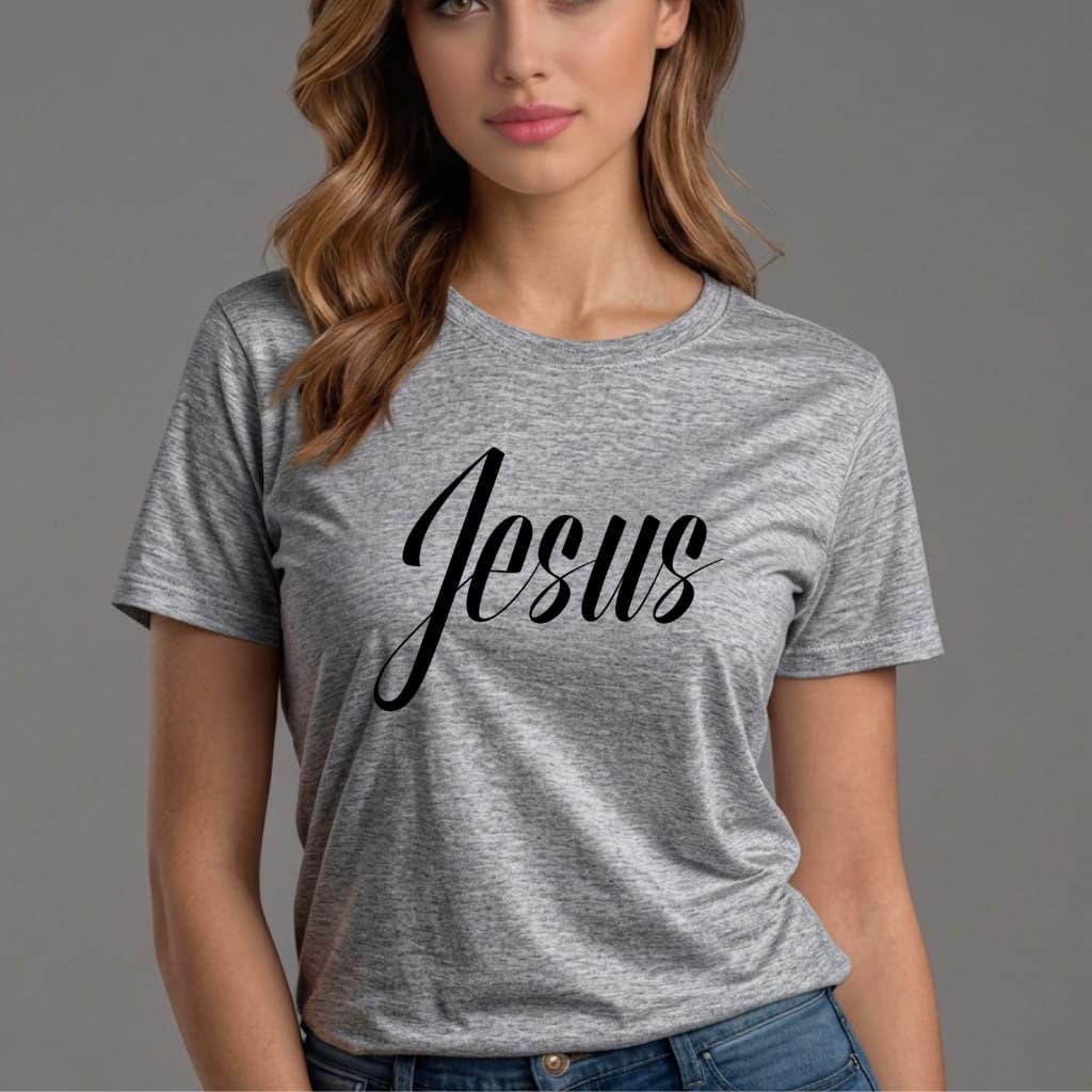 Camiseta Blusa Tshirt Estampada Cristã Católica Religiosa Jesus Oração Tendencia Moda FEMININA