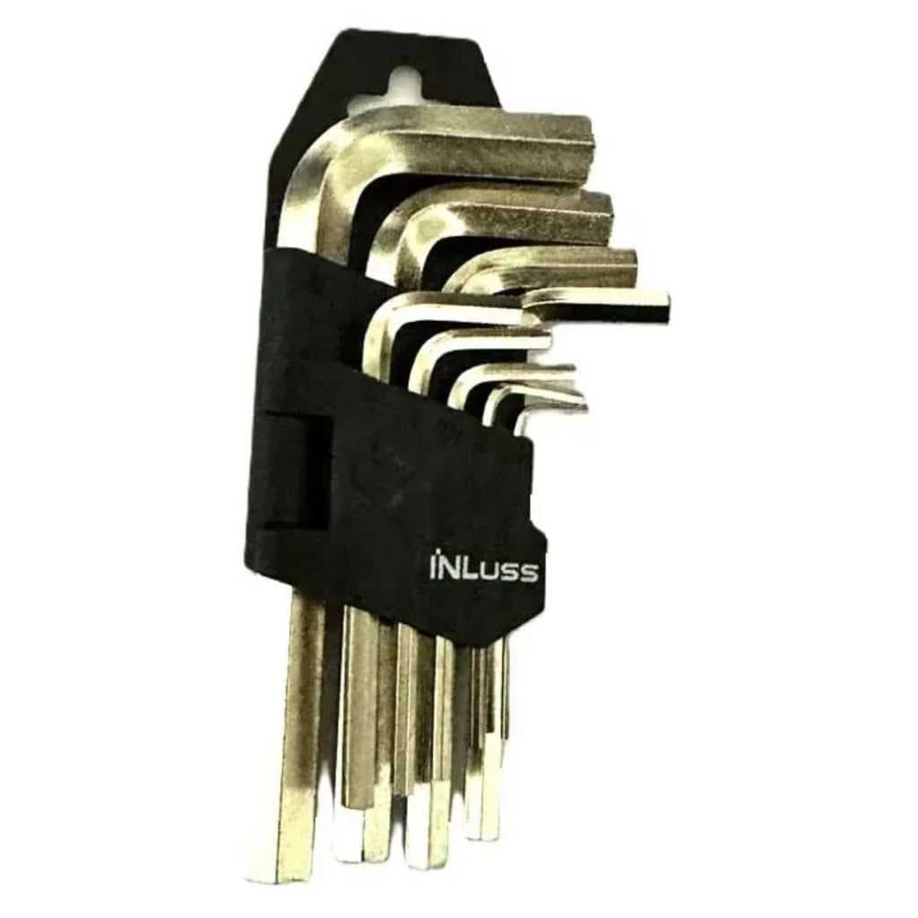 chave allen inluss 1,5 a 10mm 9pcs/ kit chave allen 9pcs/ chave hexagonal allen 9pcs