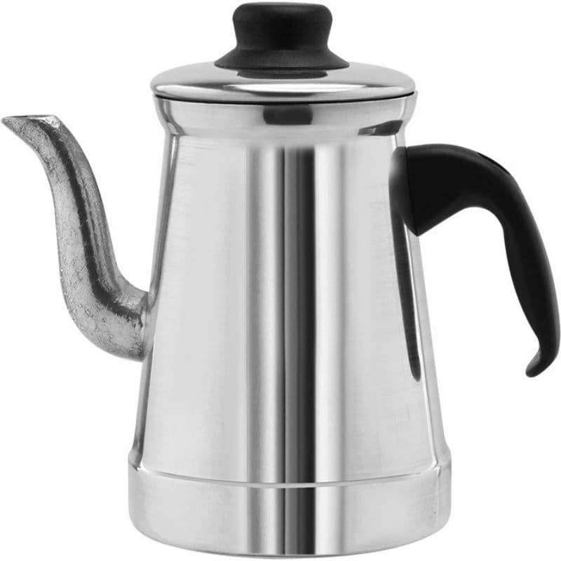 Bule fervedor cha café de alumínio Polido e craqueado 2.400ml